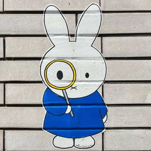 street art school artist: miffy