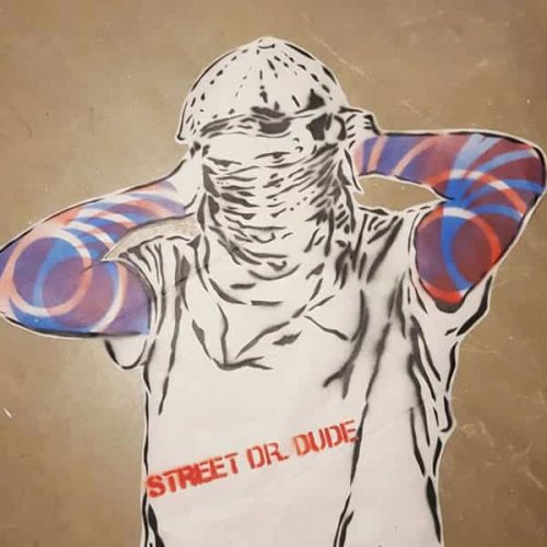 street art school artist: street dr. dude